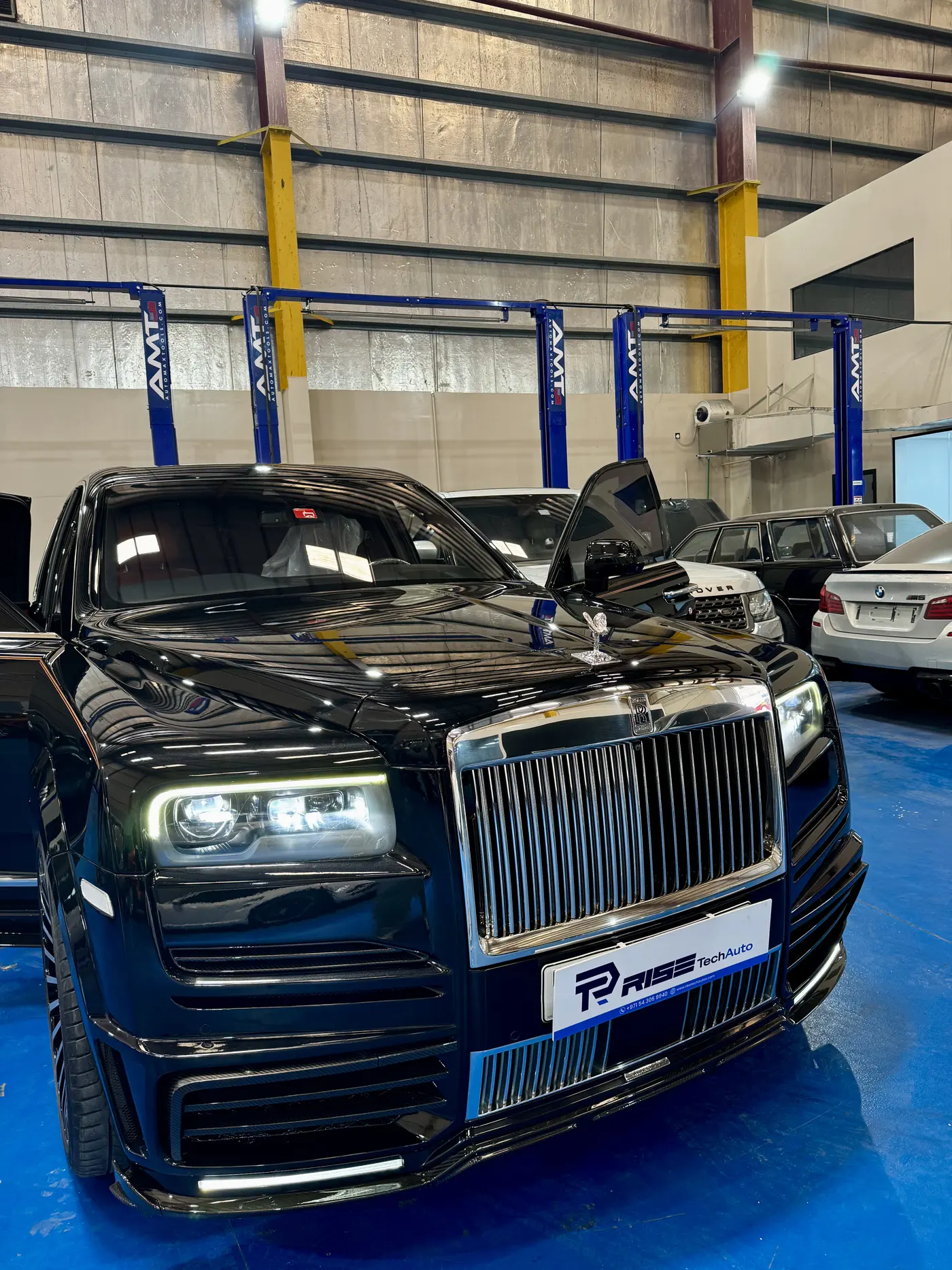rolls royce cullinan repair at Rise Tech Auto Dubai